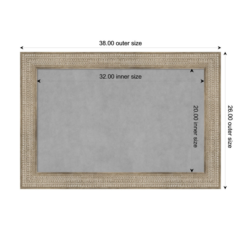 Tableau magnétique à treillis, H 26 po x l 38 po