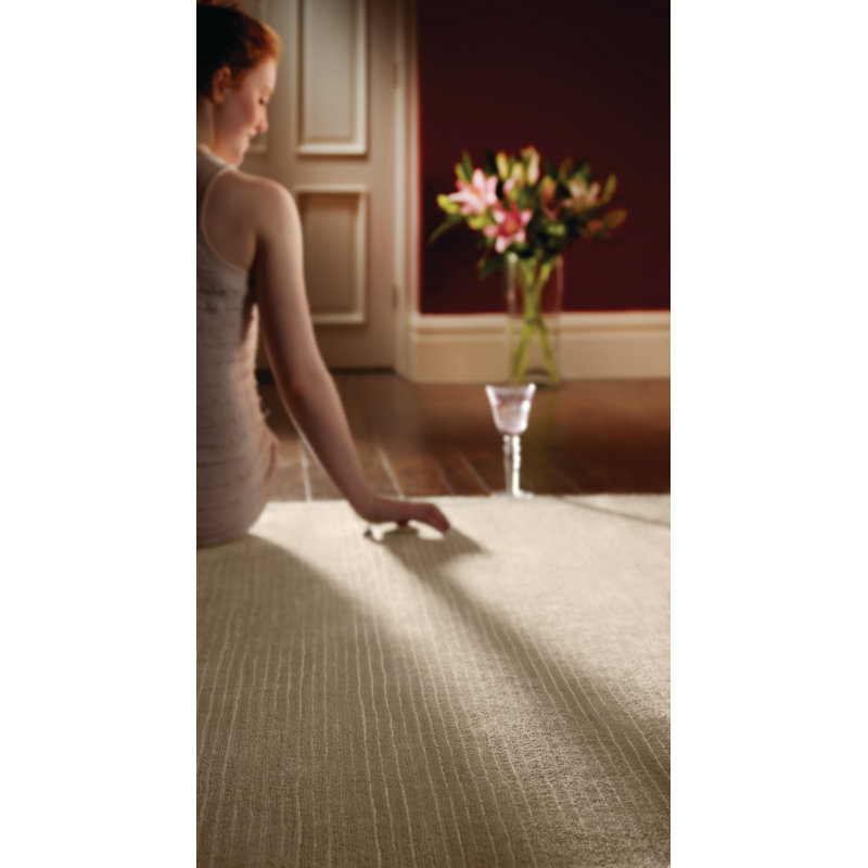 Renee Rectangle Wool Hand Loomed Area Rug, Rectangle 80 x 150cm