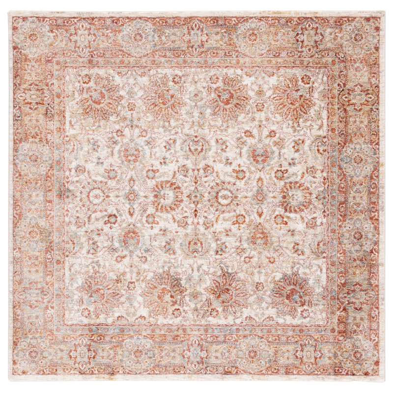 Valencia Performance Oriental Rug, Square 6'4"