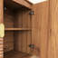 Buffet 31,3 "en bois avec tablette réglable