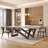 4 - Person Marble Top Pedestal Dining Set-98176557