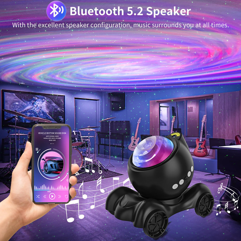 Star Projector with Built-in Bluetooth Speaker