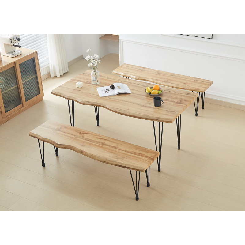 Mose 4 - Person Dining Set, 76cm H x 160 cm L x 90cm W