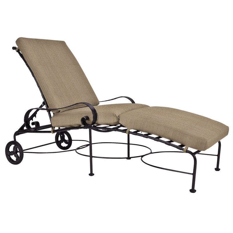 Classico-W Outdoor Chaise Lounge, Graphite, Sash Denim