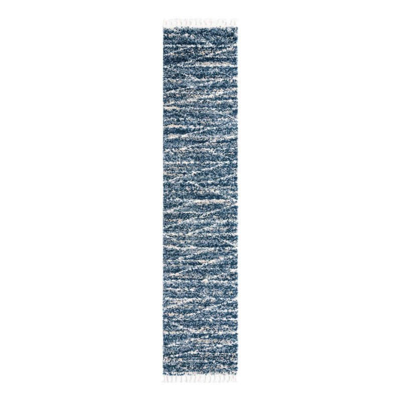 Abrahams Geometric Indoor Rug, Runner 2'7" x 12'