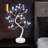 20" RGB LED Tree Color Changing Lights Remote Control Opal Ball Tabletop Indoor Decoration