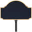 Fitzgerald Petite Address Sign Plaque with Lawn Stake-220178069