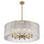 Luminaire suspendu tambour 12 lumières Rainers-320133272