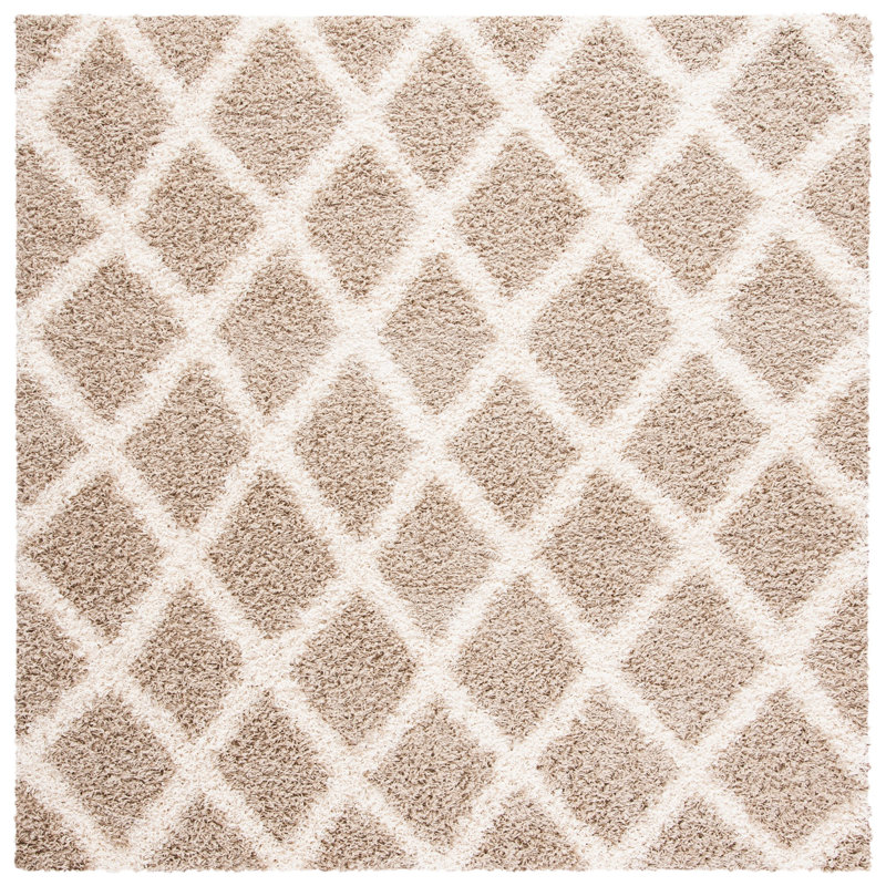 Skyleen Shag Performance Geometric Rug, Square 6'
