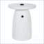 Table d'appoint MGO en marbre blanc avec base de parasol