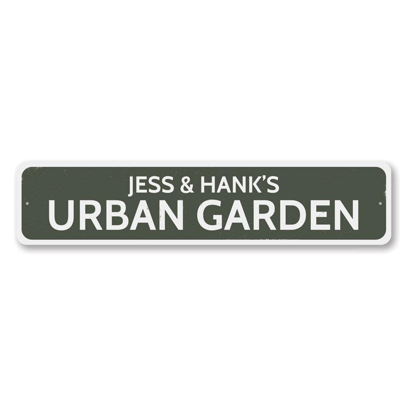 Panneau en aluminium Urban Garden, H 4 po x l 18 po x P 0,04 po