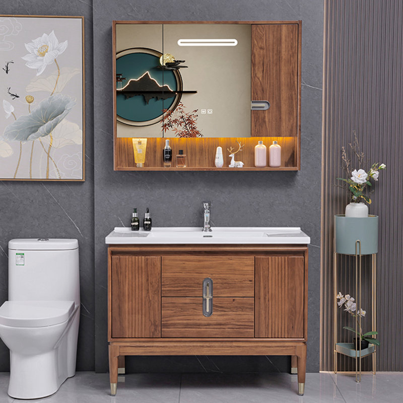 Chinese-style Floor-standing bathroom Vanity
