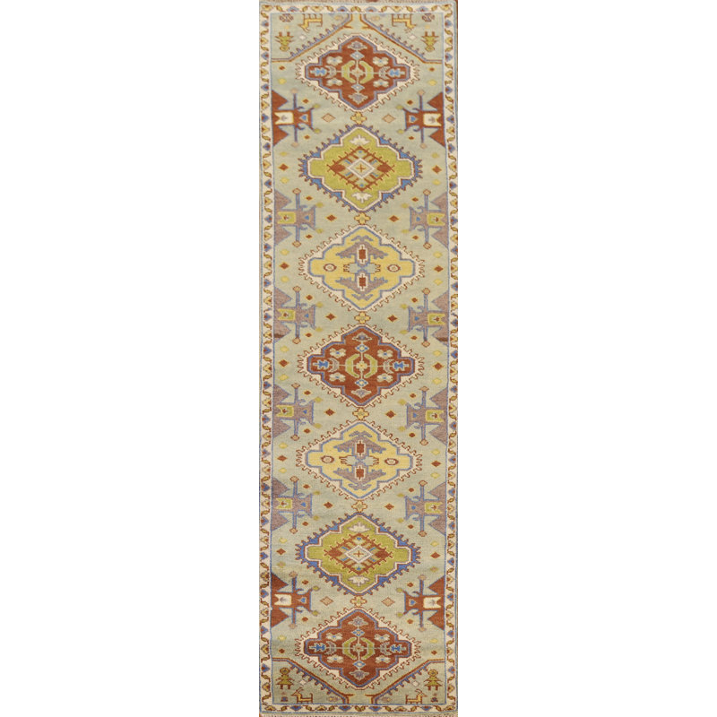 Tapis tribal traditionnel indien 3 x 12
