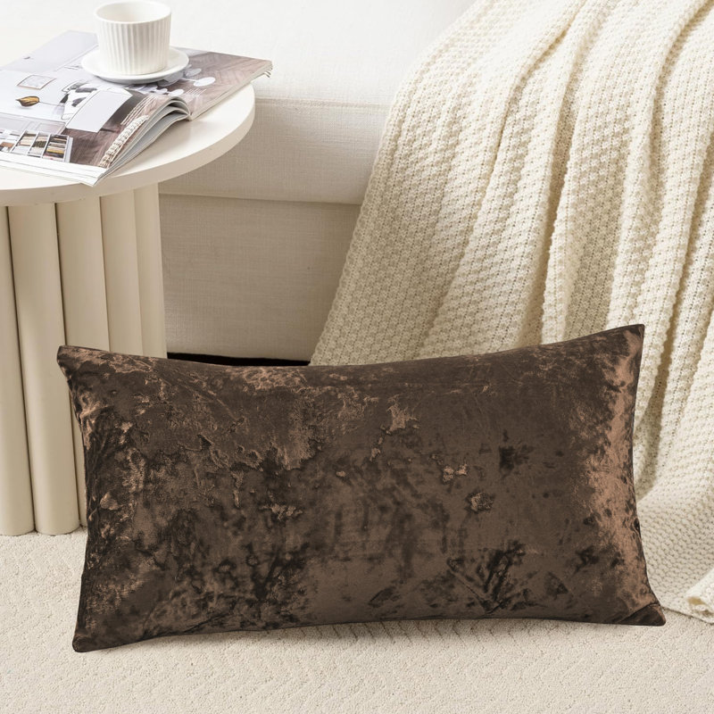 Housse de coussin lombaire en velours froissé, Carafe