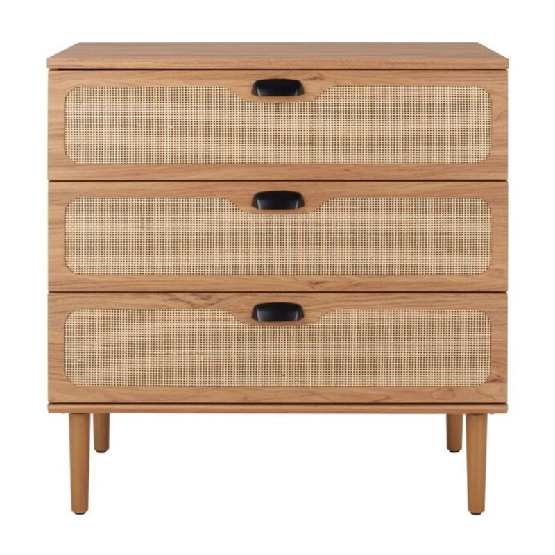 Commode 3 tiroirs, Chêne