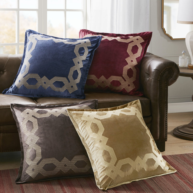 Croscill Clermont European Pillow Sham, Gold
