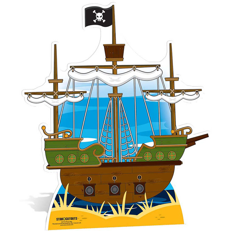 Pirate ship Cardboard Standup