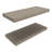 Floating Shelves 1.50" H, 2 Shelves, Taupe