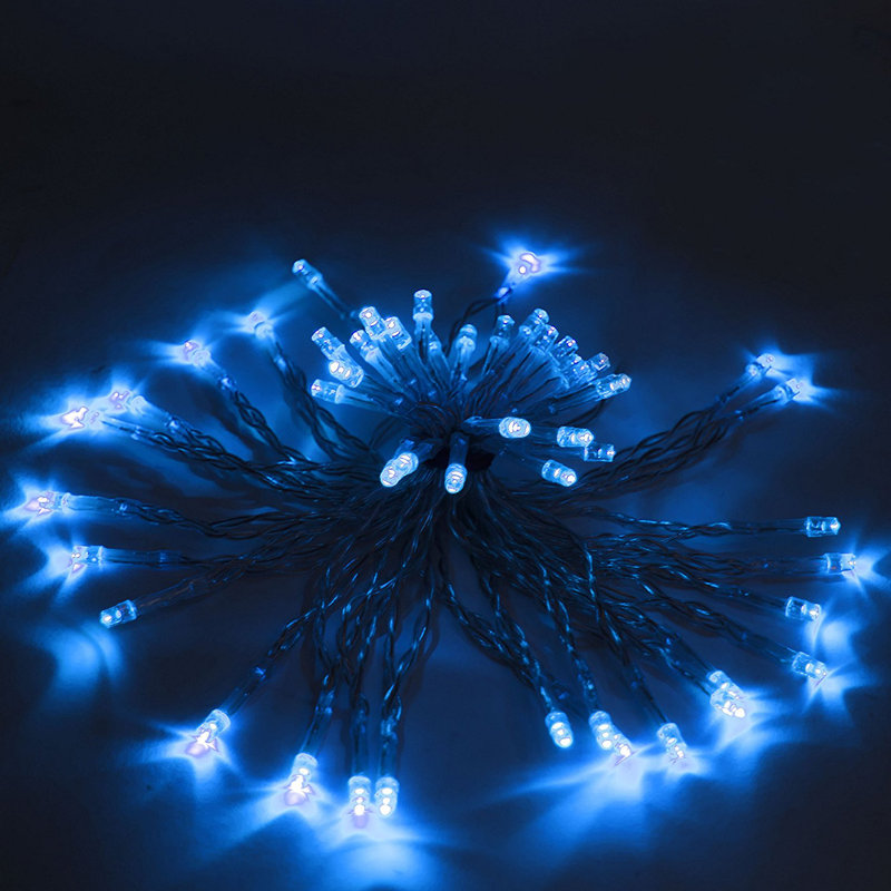 Éclairage pour chaîne à del solaire de noël 50 lumière, Blanc