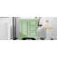 Armoire de meuble-lavabo 30 po avec lavabo en céramique, 3 tiroirs et tablettes réglables-1183860174