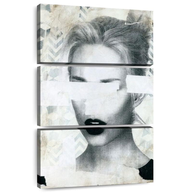 Leisha Torn I, 57" H x 36" W