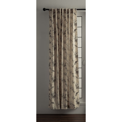 Maison Cotton Semi Sheer Curtain Single Panel