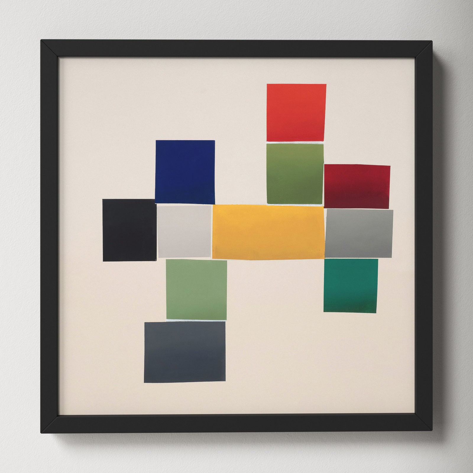 Jewels 1 by Lee Lessem, Black Framed, 44" W x 44" H