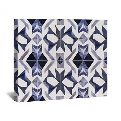 Céramique géométrique sur toile