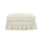 Repose-pieds en chenille beige et blanc-1965340969