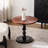 23.6" Solid Wood Top Round End Table