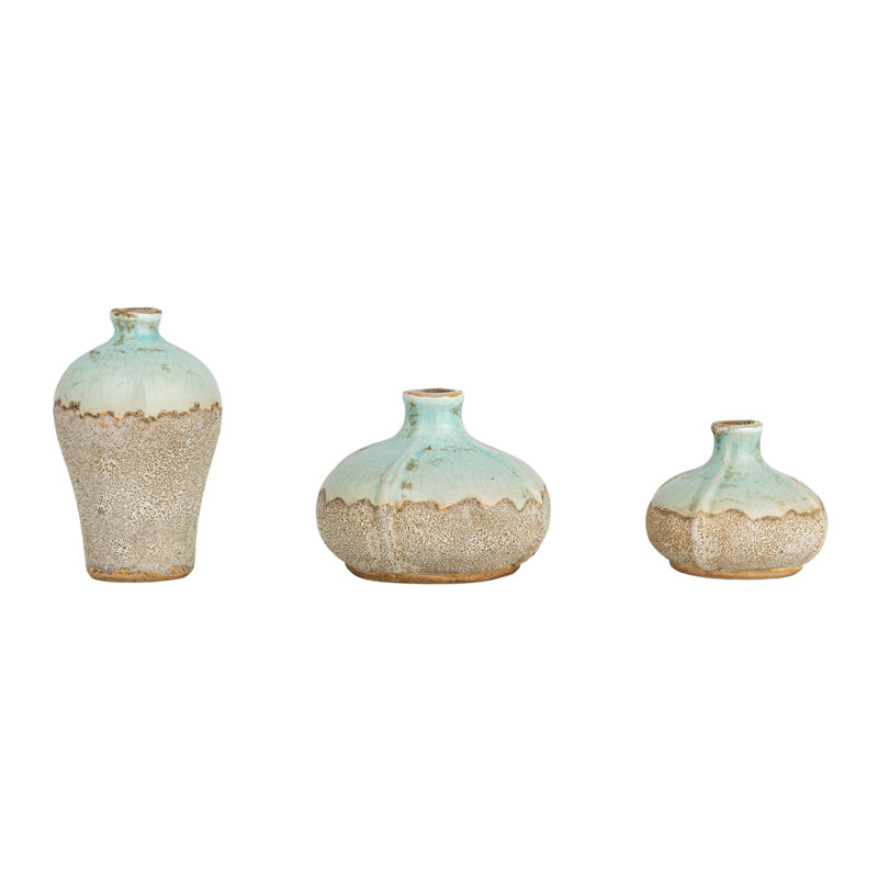 Ensemble de 3 vases de table Jan