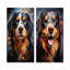 Bernese Mountain Majesty - ensemble de 2 décorations murales pour chien-102570936-102570939