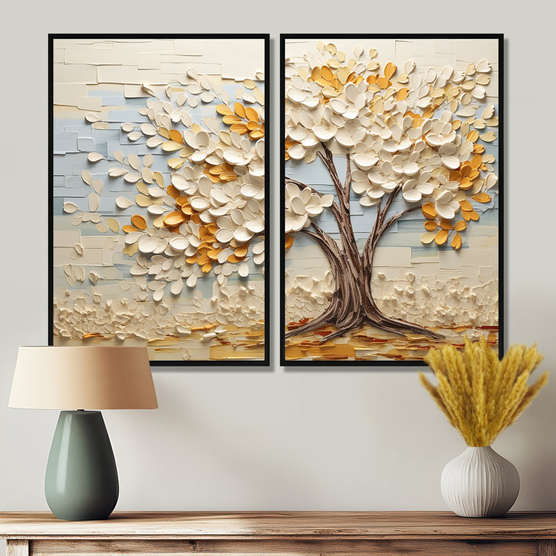 Minimalisme américain Basswood Tree IV - paysages d'arbres, impressions sur toile, Noir, H 36 po x l 48 po