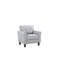 Fauteuil d'appoint, fauteuil avec accoudoirs, canapé rembourré pour salon-131423882
