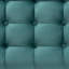 Banc de rangement rembourré en velours Balig, bleu sarcelle, H 18,7 po x l 41,73 po x P 16,73 po-1802893471