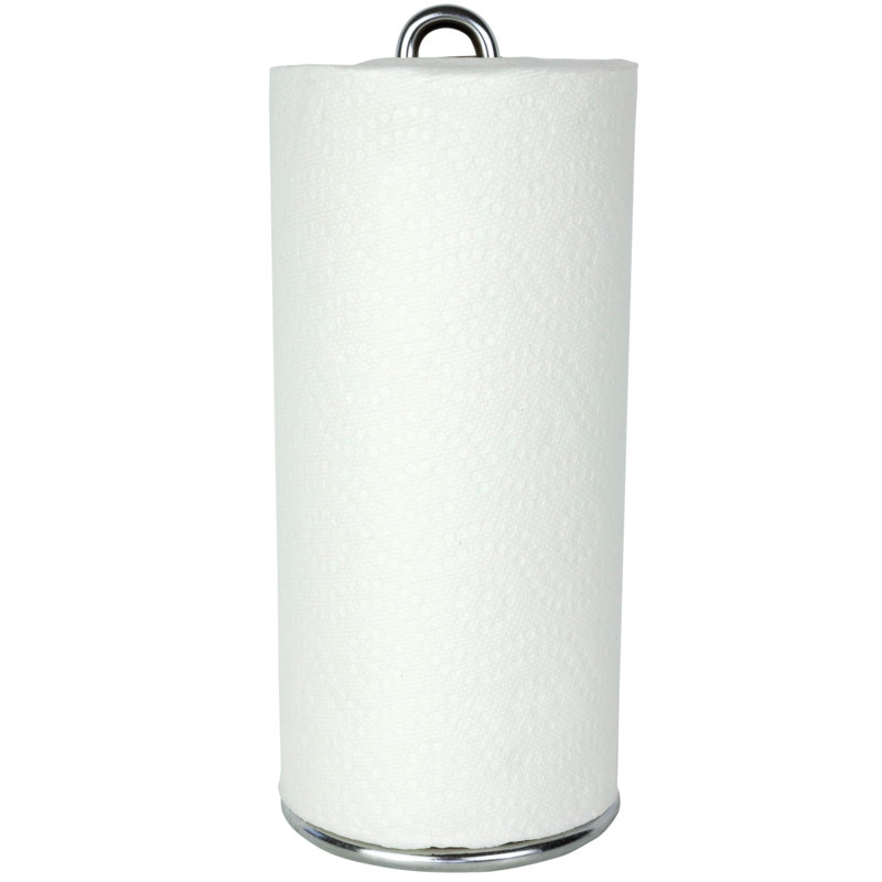 Metal Paper Towel Holder, Chrome