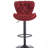 Set Of 2 Velvet Bar Stools With Swivel Base, Adjustable Height, And Powder-Coated Legs For Comfort And Versatility In Any Setting-1029944977-1029944978
