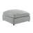 Modular Sectional Sofa 80" 40" Polyester 3 Pieces Gray