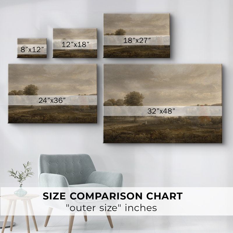 Paysages rétro-DCLxxiii - Cavas enveloppés de galerie, 24 x 36