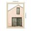 Impression sur toile encadrée Pineland Karoo Farm House par Shot par Clint Wood-462786414-462786409
