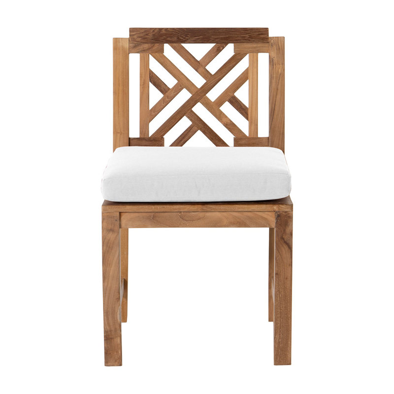 Monterey Outdoor 11 - Piece Teak Dining Set with Cushions, Navy