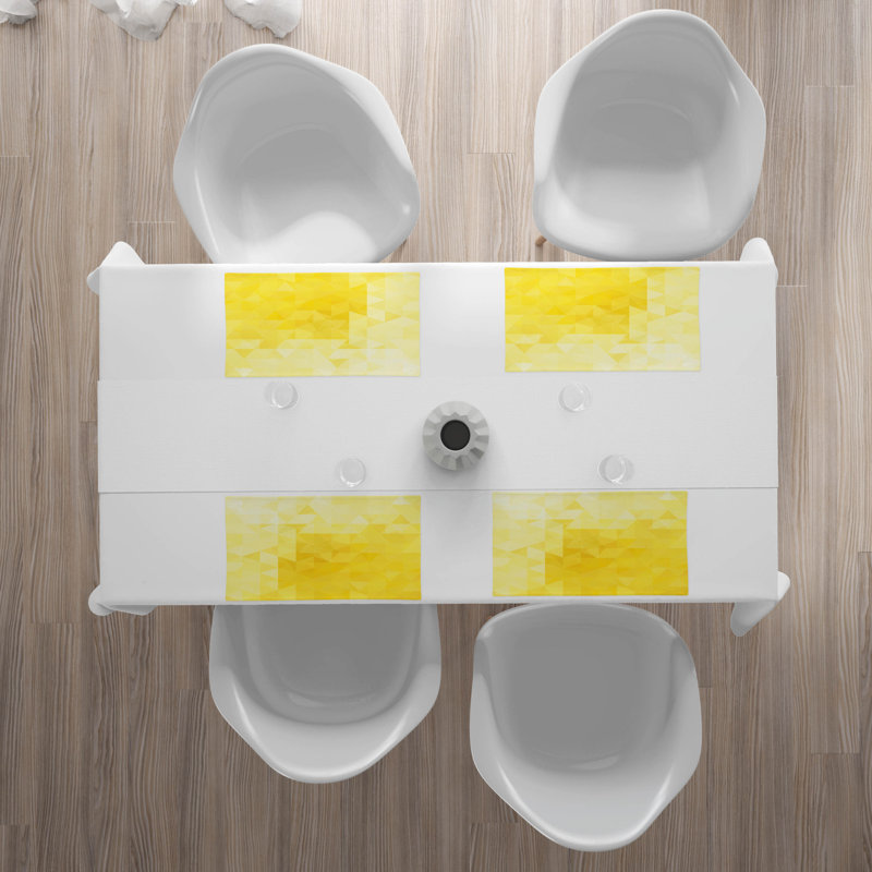 Polyester Abstract Rectangle Placemat