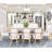 Amaro Pine Solid Wood Top Dining Table