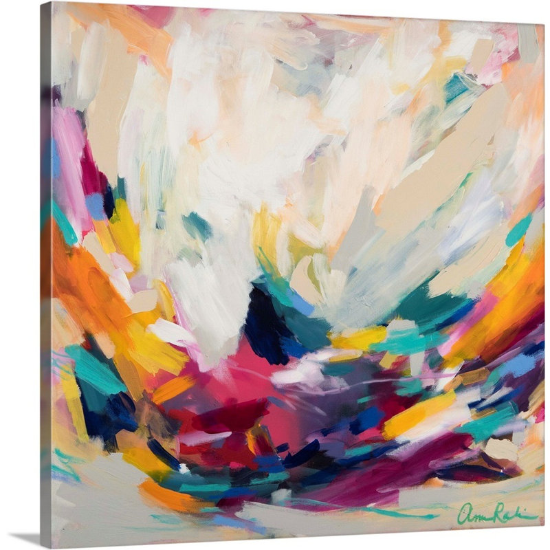 «New Beginnings» par Amira Rahim - reproduction sur toile, Toile tendue, H 36 po x l 36 po, Sans cadre