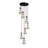 Biak 7-Light Spiral Raindrop Chandelier for Entryway, Foyer, High Ceiling-1799957218