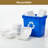 Clamshell (MFPP) Hinged Container (Corner Lock), Tall, 9" x 6.3", 200-Pack