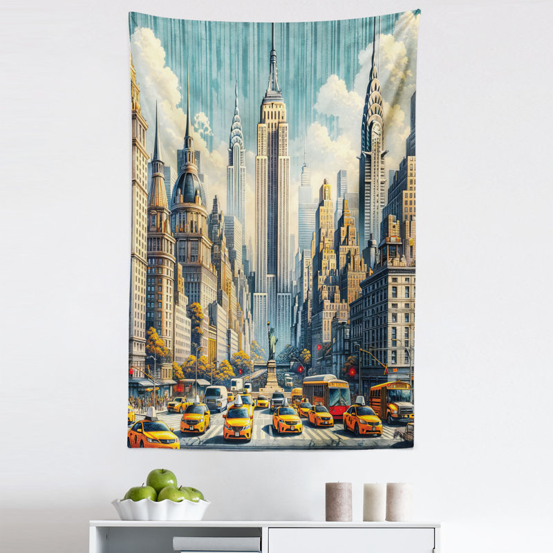 Tapisserie en microfibre, H 30 po x l 45 po