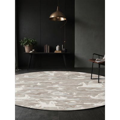 Tapis gris lavable à la machine