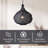 AGRA 1 Light Swag Pendant