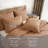 100% French Linen Duvet Cover Set 3pcs All Season 90“x108” Khaki-126561396